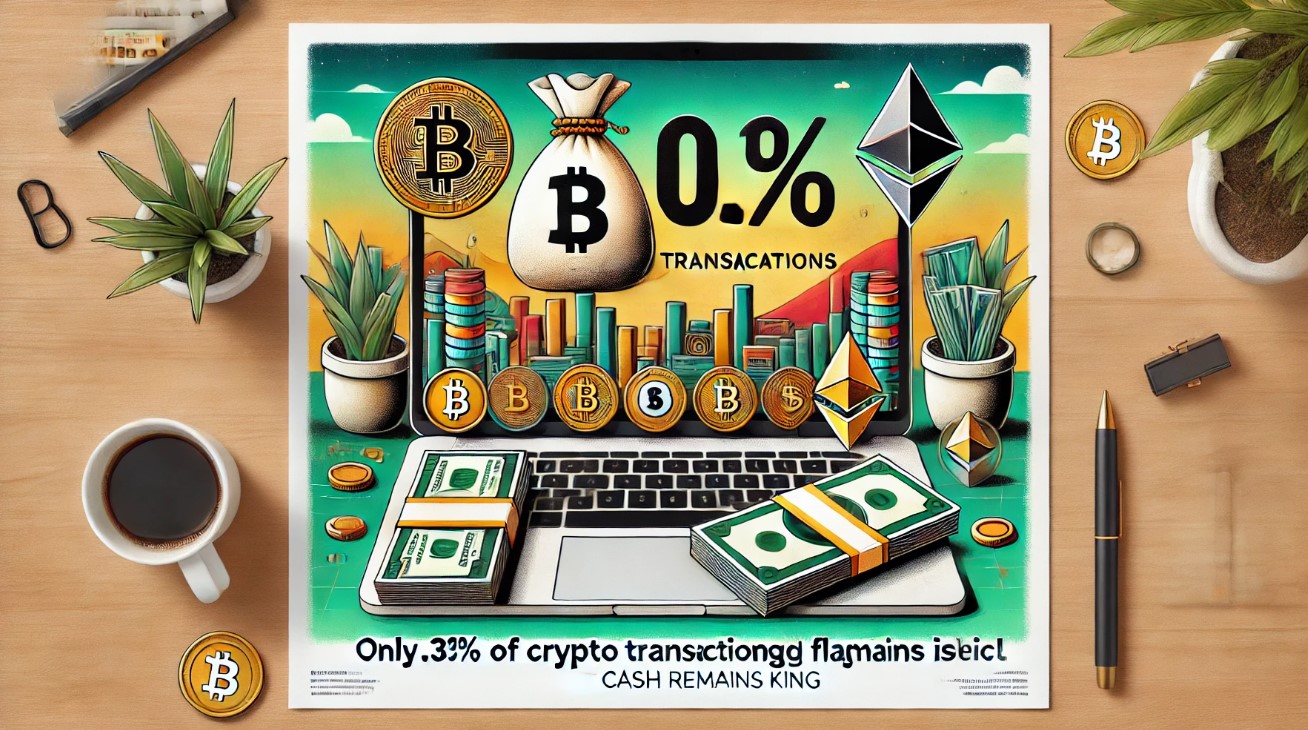 New Study Finds Only 0.3% Of Crypto Transactions Flagged As Illicit, Cash Remains King